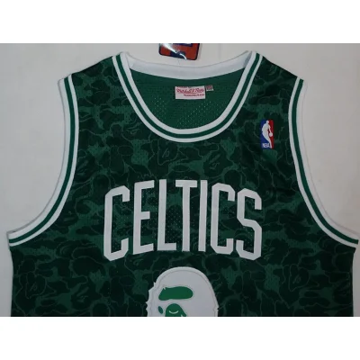 Баскетбольная Джерси Bape X Mitchell №93 "Green" фото № 3