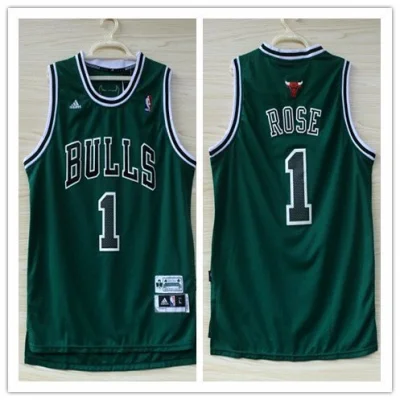 Баскетбольная Джерси Adidas Chicago Bulls №1 Derrick Rose "Green" фото № 6 Баскетбольная Джерси Adidas Chicago Bulls №1 Derrick Rose "Green" фото № 6