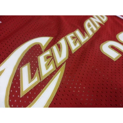 Баскетбольная Джерси Adidas Cleveland Cavaliers №23 LeBron James "Red" фото № 7