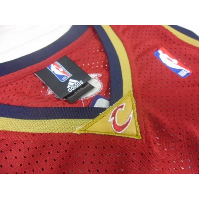 Баскетбольная Джерси Adidas Cleveland Cavaliers №23 LeBron James "Red" фото № 8
