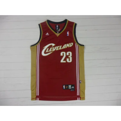 Баскетбольная Джерси Adidas Cleveland Cavaliers №23 LeBron James "Red" фото № 9