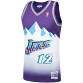 Баскетбольная Джерси Mitchell And Ness Utah Jazz №12 John Stockton "Violet"