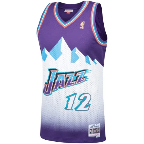 Баскетбольная Джерси Mitchell And Ness Utah Jazz №12 John Stockton "Violet"