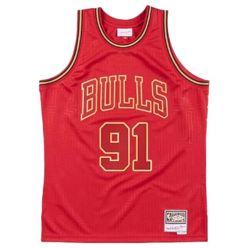 Баскетбольная Джерси NBA Chicago Bulls №91 Dennis Rodman "Red"