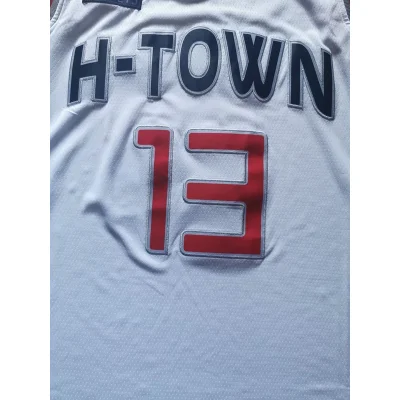 Баскетбольная Джерси Nike Houston Rockets 19-20 №13 James Harden "White" фото № 6 Баскетбольная Джерси Nike Houston Rockets 19-20 №13 James Harden "White" фото № 6