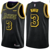 Баскетбольная Джерси Nike Los Angeles Lakers №3 Anthony Davis "Black"