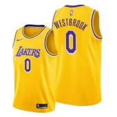Баскетбольная Джерси Nike X NBA Los Angeles Lakers №0 Russell Westbrook "Yellow"