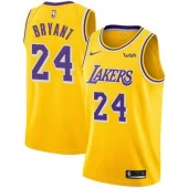 Баскетбольная Джерси Nike Los Angeles Lakers 18-19 №24 Kobe Bryant "Yellow"