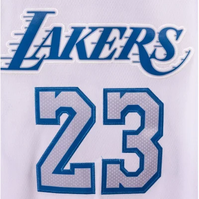 Баскетбольная Джерси Nike Los Angeles Lakers 20-21 №23 LeBron James "White" фото № 2