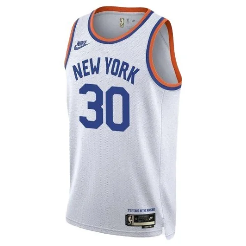 Баскетбольная Джерси Nike New York Knicks 21-22 №30 Julius Randle "White"