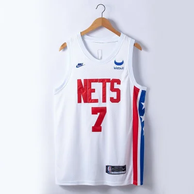 Баскетбольная Джерси Nike Brooklyn Nets 22-23 №7 Kevin Durant "White" фото № 2