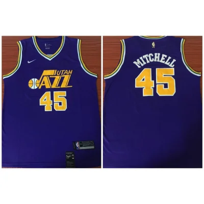 Баскетбольная Джерси Nike Utah Jazz 18-19 №45 Donovan Mitchell "Violet" фото № 2 Баскетбольная Джерси Nike Utah Jazz 18-19 №45 Donovan Mitchell "Violet" фото № 2