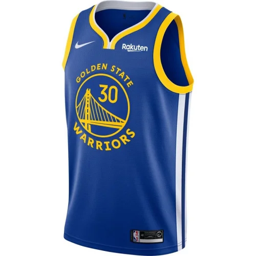 Баскетбольная Джерси Nike Golden State Warriors 19-20 №30 Stephen Curry With Logo "Blue"