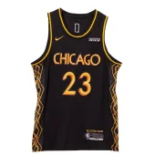 Баскетбольная Джерси Nike Chicago Bulls 20-21 №23 Michael Jordan "Black"