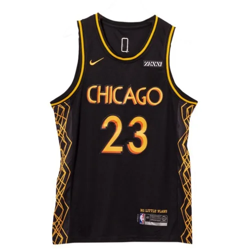 Баскетбольная Джерси Nike Chicago Bulls 20-21 №23 Michael Jordan "Black"