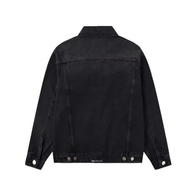 Джинсовая Куртка Balenciaga X Adidas With White Stripes "Black" фото № 3