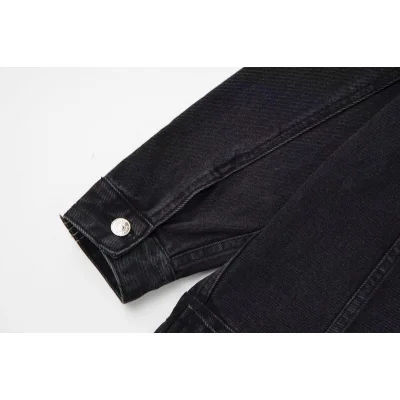 Джинсовая Куртка Balenciaga X Adidas With White Stripes "Black" фото № 6