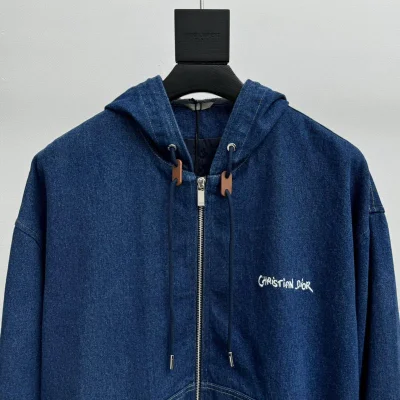 Куртка Christian Dior White Logotype Christian Dior "Blue" фото № 7