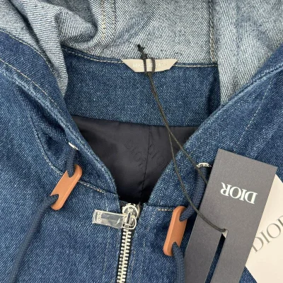 Куртка Christian Dior White Logotype Christian Dior "Blue" фото № 2