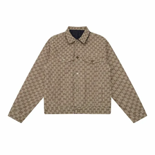 Джинсовая Куртка Gucci Two-Sided "Brown/Black"