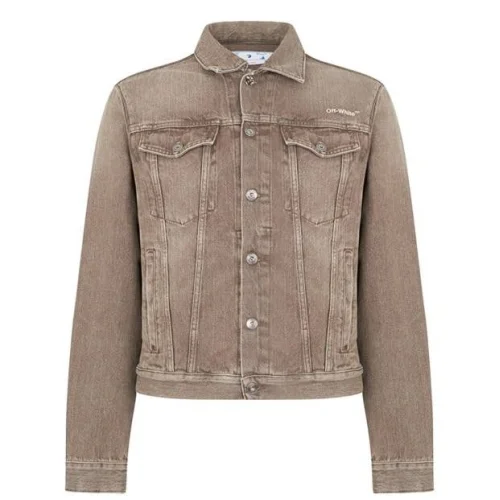 Джинсовая Куртка Off White Monochrome "Brown"