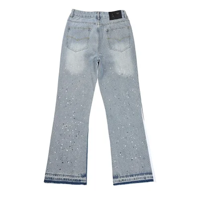 Джинсы Gallery Dept. LA Flare Side Stripe "Light Blue" фото № 2