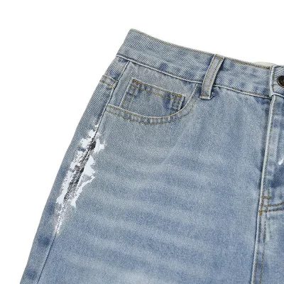Джинсы Gallery Dept. LA Flare Side Stripe "Light Blue" фото № 5