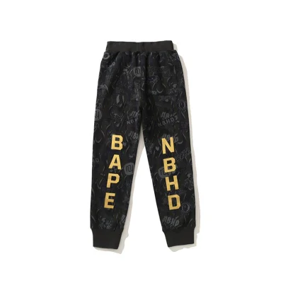 Штаны A Bathing Ape Shark Bape Nbhd "Black" фото № 2 Штаны A Bathing Ape Shark Bape Nbhd "Black" фото № 2