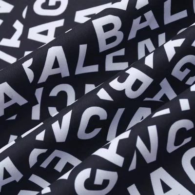 Штаны Balenciaga Text "Black/White" фото № 3