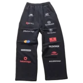 Штаны Balenciaga BLNCG Baggy Logo "Black"