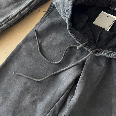 Штаны Balenciaga Elastic Waistband Drawstring "Black" фото № 2