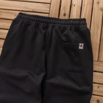 Спортивные штаны Bape Small Logo With Inscription "Black" фото № 9