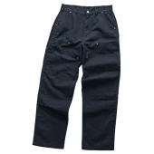 Штаны Carhartt Classic With Buttons "Black/Blue"