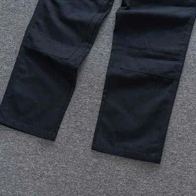 Штаны Carhartt Classic With Buttons "Black/Blue" фото № 8