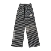 Штаны Celine Wide With Logo "Black/White"