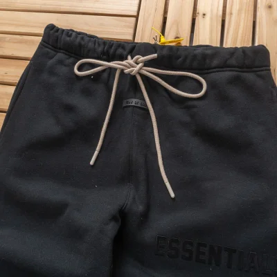 Штаны Essentials Fear Of God With Beige Tie "Black" фото № 2