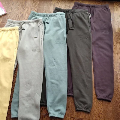 Штаны Fear Of God With Patch And Text Logo Of The Brand "Blue" фото № 4