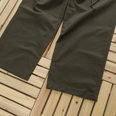 Штаны Fear Of God With Black Patch "Brown/Green" фото № 3