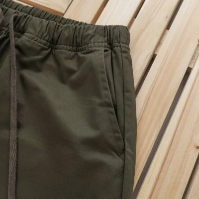 Штаны Fear Of God With Black Patch "Brown/Green" фото № 5