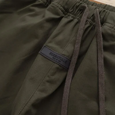 Штаны Fear Of God With Black Patch "Brown/Green" фото № 6