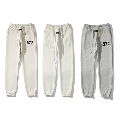 Штаны Fear Of God Cotton "White/Black" фото № 4