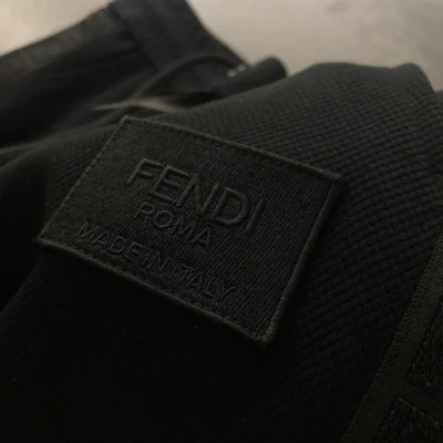 Штаны Fendi With Dark Stripe "Black" фото № 9 Штаны Fendi With Dark Stripe "Black" фото № 9