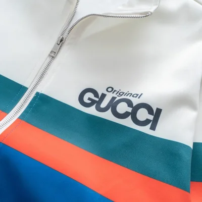 Олимпийка Gucci Original With Logo "Blue/White" фото № 5