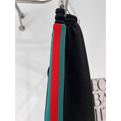Штаны Gucci With Stripes "Black" фото № 7
