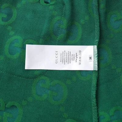 Штаны Gucci Print Of Intertwined Letters "Green" фото № 8 Штаны Gucci Print Of Intertwined Letters "Green" фото № 8