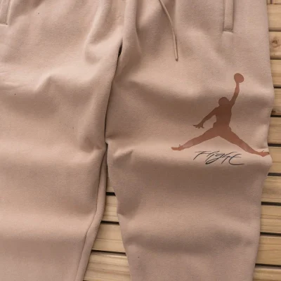 Спортивные штаны Jordan Jumping Man Print "Beige" фото № 7