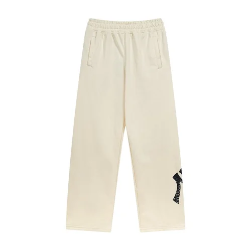 Штаны MLB Left Leg Logo Embroidered "Cream"