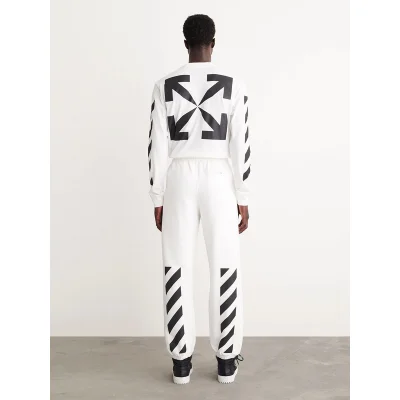 Штаны Off White Zebra Stripes "White" фото № 7