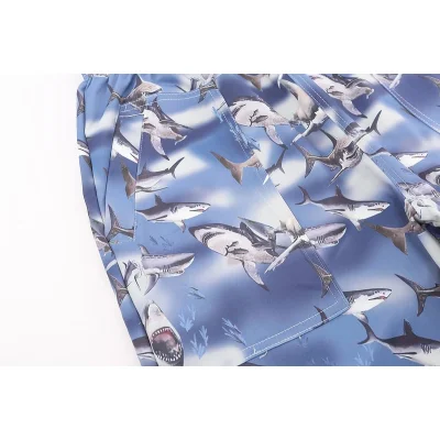 Штаны Palm Angels On An Elastic Band "Blue" фото № 7