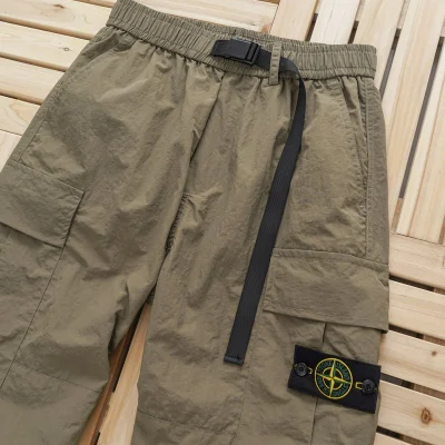Штаны Stone Island With Patch "Brown" фото № 3